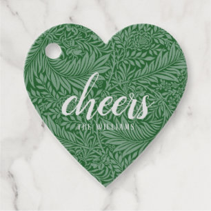Cheers Custom Holiday Christmas Sticker or Labels
