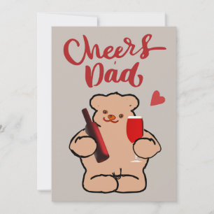 Cheers Dad Holiday Card