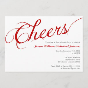 Cheers Dinner Party Invitation