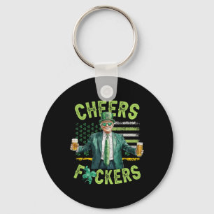 Cheers Ers St Patrick's Day Funny Beer Drinking Tr Key Ring