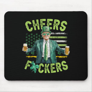 Cheers Ers St Patrick's Day Funny Beer Drinking Tr Mouse Mat