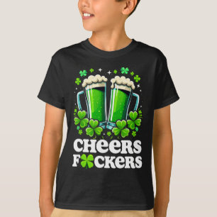 Cheers Ers St Patrick's Day Funny Men Beer Drinkin T-Shirt