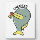 Cheers Fish Tabletop Plaque with Easel
