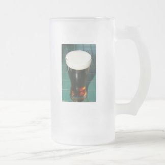 Cheers for BEERS! Frosted Glass Beer Mug