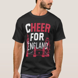 Cheers for England 2024 Supporter Patriotic Englan T-Shirt