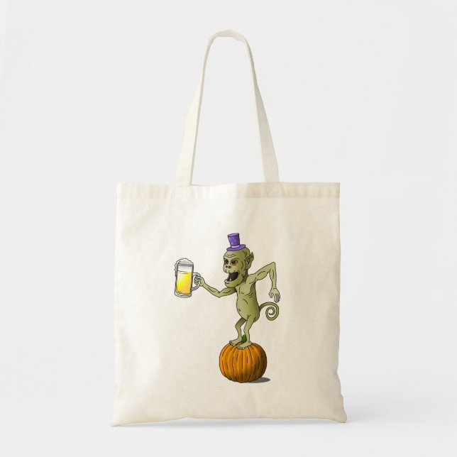 Cheers for Halloween Night Tote Bag (Front)