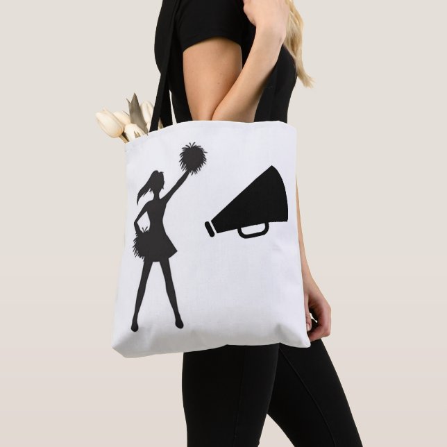 ***CHEERS FOR THE CHEERLEADER*** TOTE BAG (Close Up)