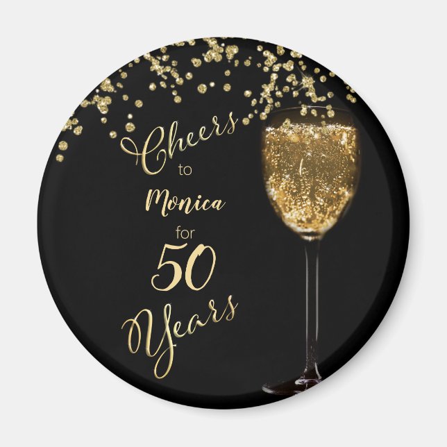 Cheers for the Years Keepsake Magnet (Front)