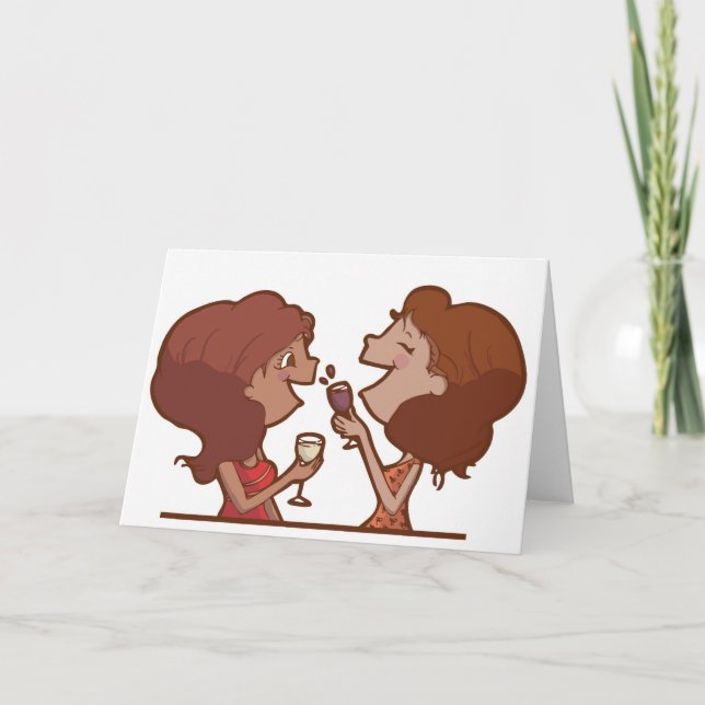 Cheers - Girlfriends Card (Front)