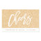 Cheers Gold Glitter Mini Wine Mini Champagne Label