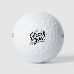 Cheers Graduation Graphics Best Graduation Party Golf Balls