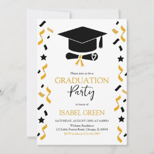 Cheers Graduation Party Invitation
