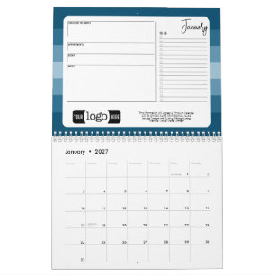 Cheers Greeting with Logo - Business Office Calendar
