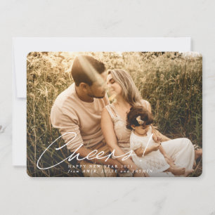 Cheers! Happy New Year Photo Holiday Card