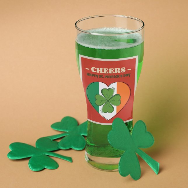 CHEERS Happy St. Patrick's Day Glass (Creator Uploaded)