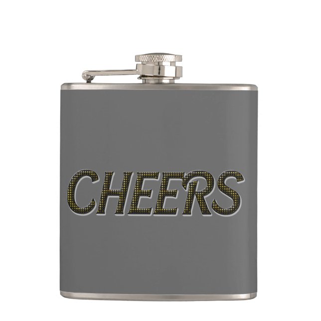 Cheers - Hip Drinking Flask (Front)