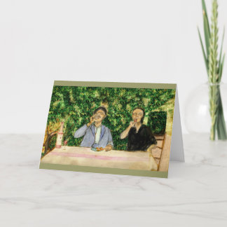 Cheers (In 10 Different Languages) Thank You Card