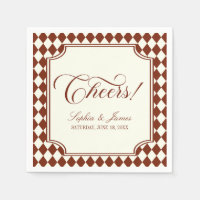 Cheers! Luxury Old Money Burgundy Vintage Wedding