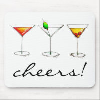 Cheers! Margarita Manhattan Cosmo Cocktail Glass