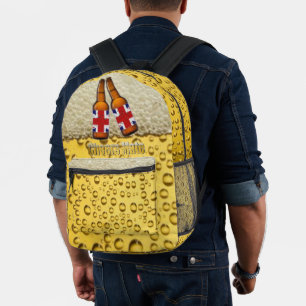 Cheers Mate British Beer Bottles Backpack