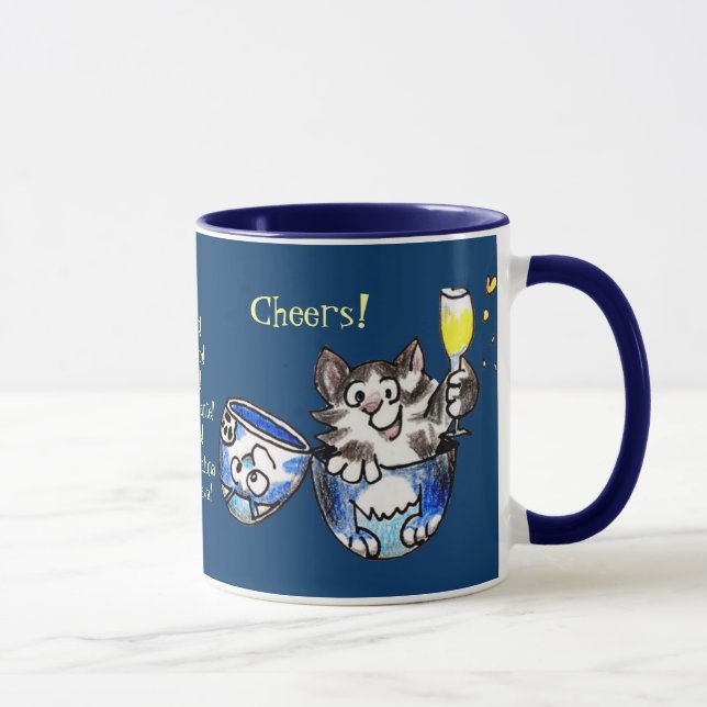 Cheers! Na zdorov'ya! Celebrate New Years Mug (Right)