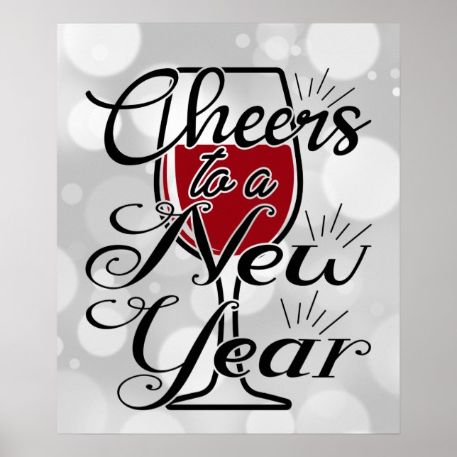 Cheers New Year Holiday party  Poster (Front)