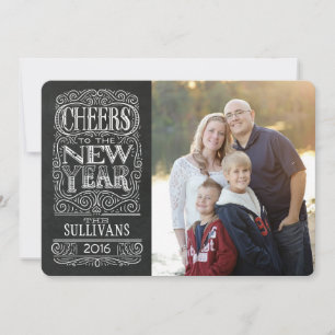 Cheers! New Year Photo Card