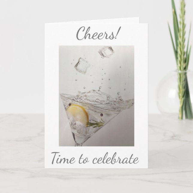 CHEERS ON YOUR "BIRTHDAY" CELEBRATE "YOU" CARD (Front)