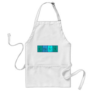 Cheers periodic table word apron