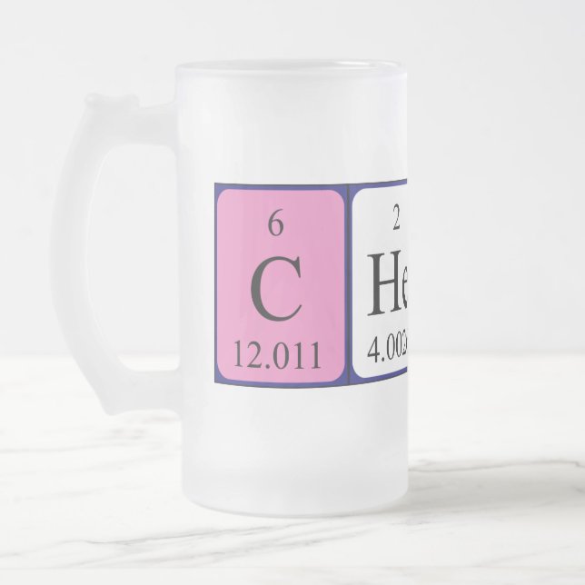 Cheers periodic table word mug (Left)