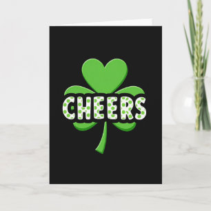 Cheers Shamrock Green Card