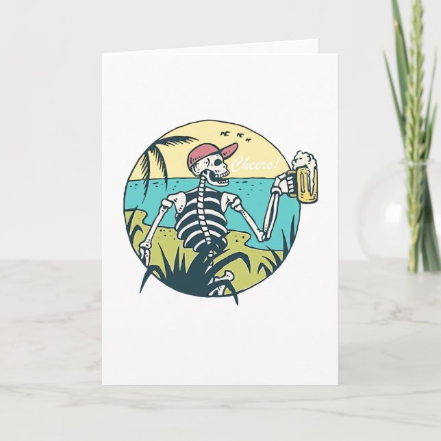 Cheers Skull Card (Front)