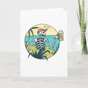 Cheers Skull Card