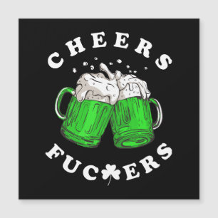Cheers St Patricks Day Beer Drinking Funny