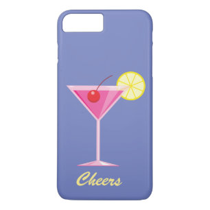 Cheers Summer Cocktail iPhone 7 Plus - purple iPhone 8 Plus/7 Plus Case