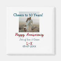 Cheers to 10 Years happy anniversary add photo dat