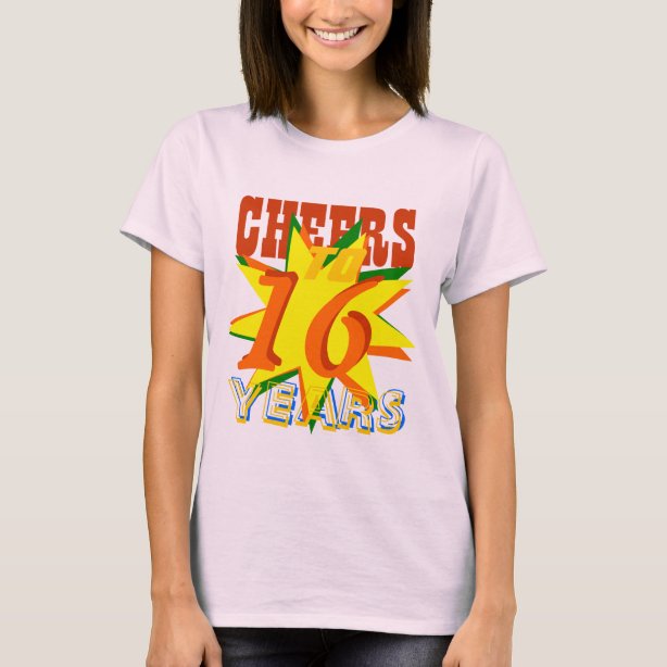 Sweet 16 T-Shirts & Shirt Designs | Zazzle UK