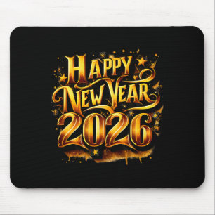 Cheers To 2026 Happy New Year Party Mouse Mat