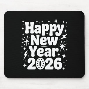 Cheers To 2026 Happy New Year Party Mouse Mat
