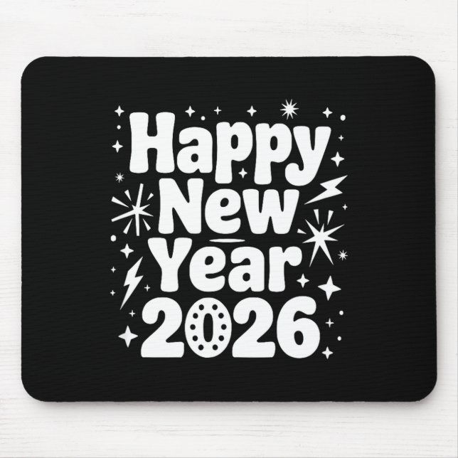 Cheers To 2026 Happy New Year Party  Mouse Mat (Front)