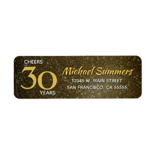 Cheers to 30 Years Black Gold 30th Birthday