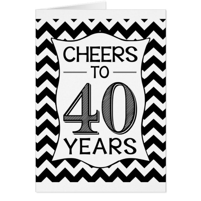Cheers to 40 Years (Front)