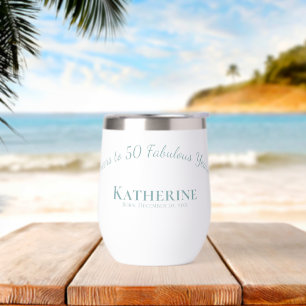 Cheers to 50 Fabulous Years! Birthday Gift 