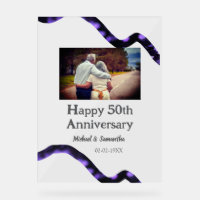 cheers to 50 years anniversary add name photo date