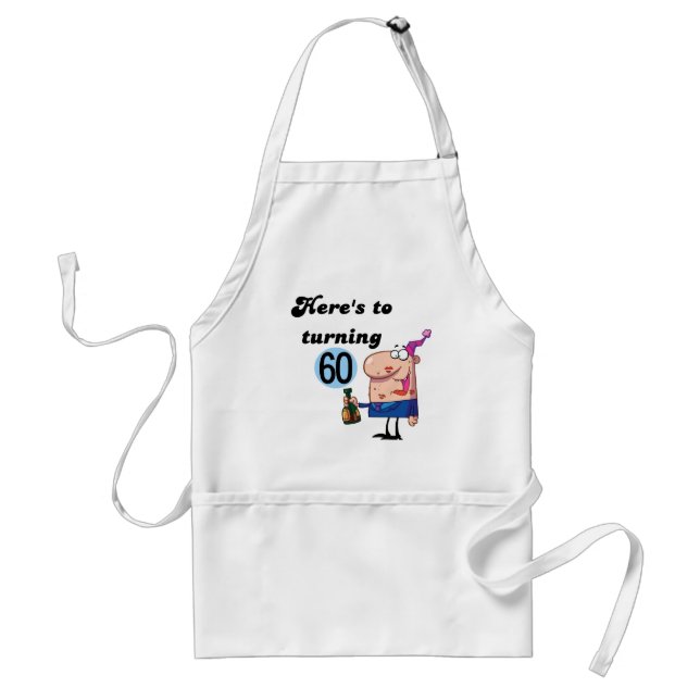Cheers to 60 Birthday Tshirts and Gifts Standard Apron (Front)