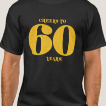 Cheers to 60 Years Sixtieth Sixty Birthday