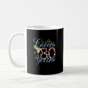 Cheers To 80 Years 80th Birthday 80 Years Old Bday Coffee Mug