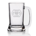 Cheers to 80 Years Beer Mugs Birthday Name