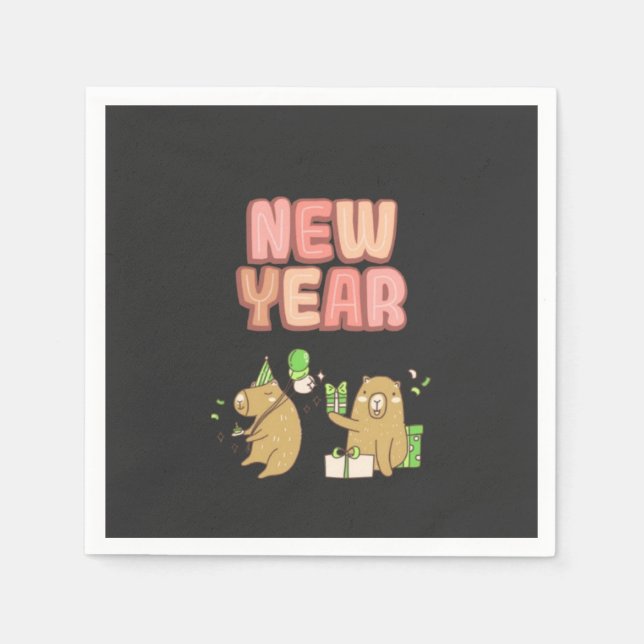 Cheers to a Fresh Start! Napkin (Front)