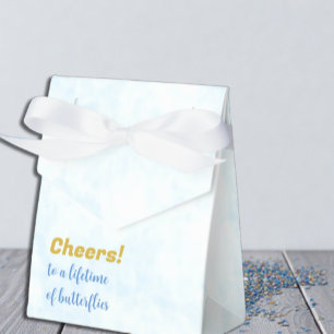 Cheers To A Lifetime Of Butterflies Bridal Shower Favour Box